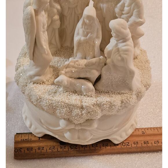 NIB Kirkland's Nativity Music Figurine Silent Night Family Angel Wise Men - Picture 12 of 13